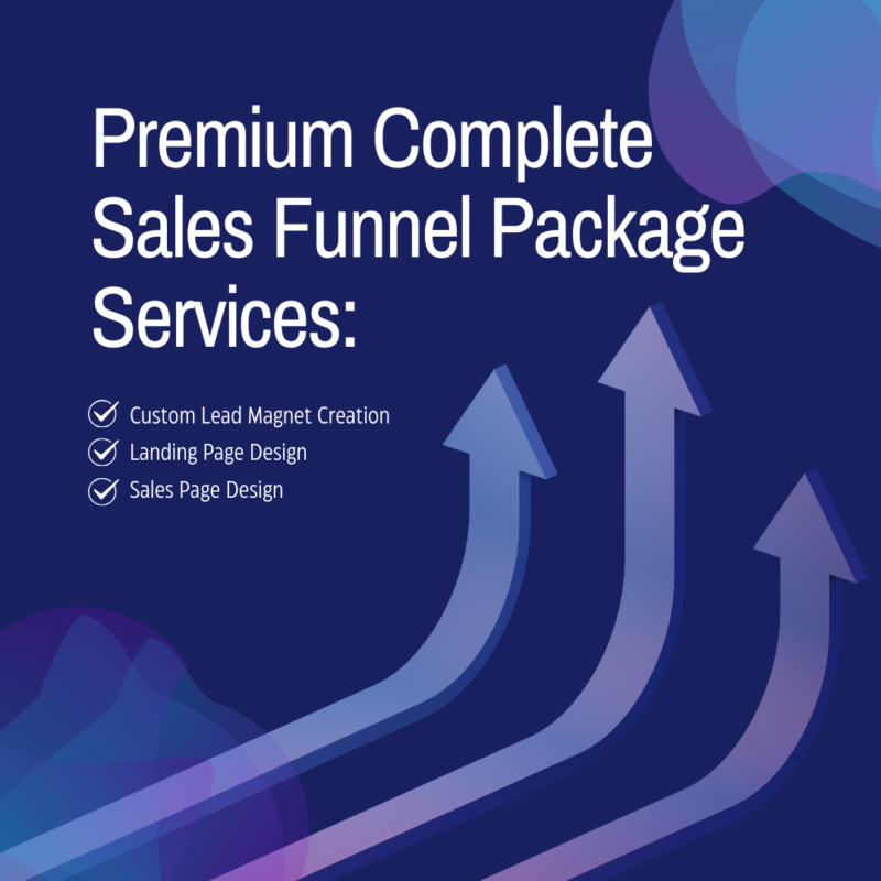 Premium Complete Sales Funnel Creation Package Deposit