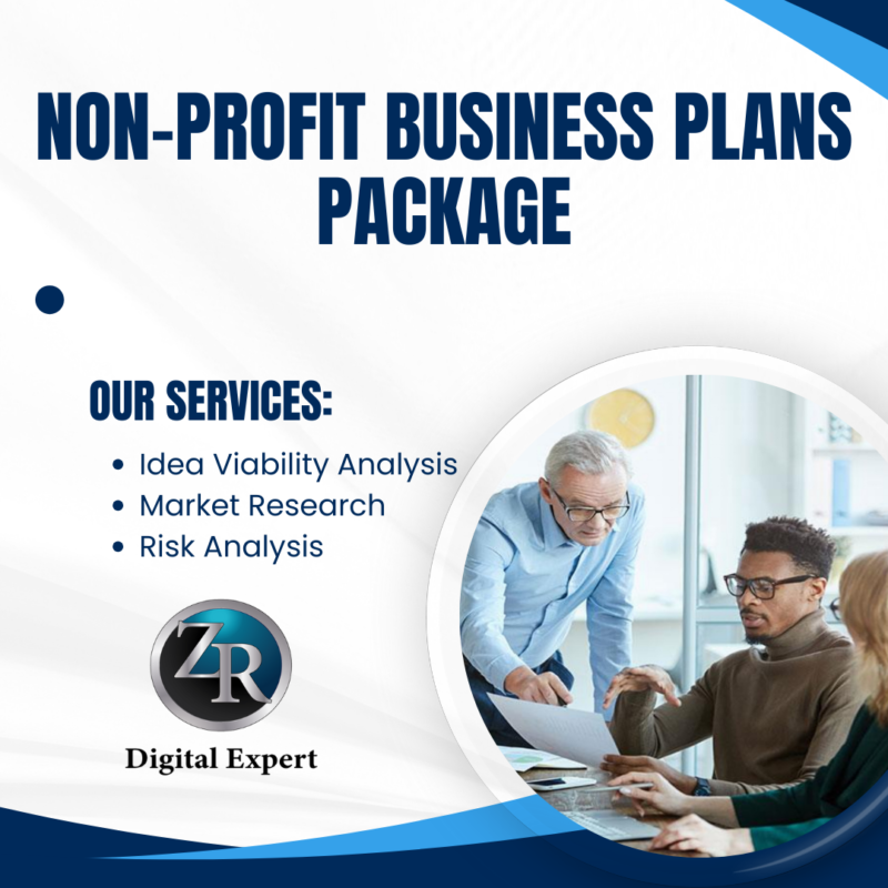 Non-Profit Business Plans Package Deposit