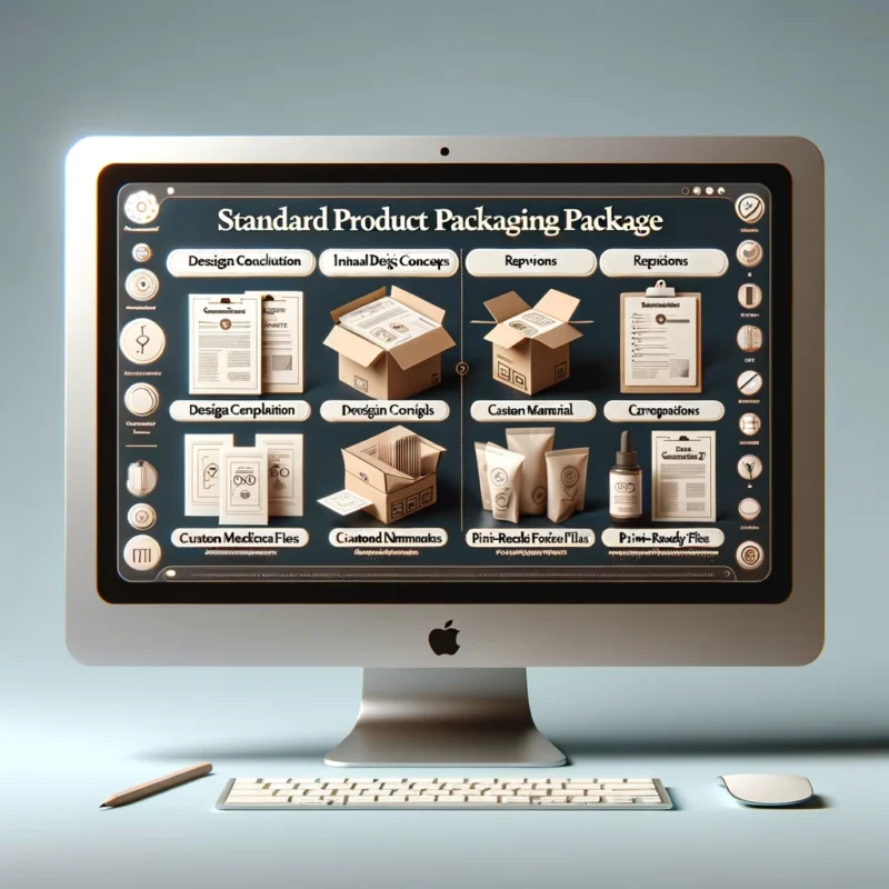 Basic product packaging design package