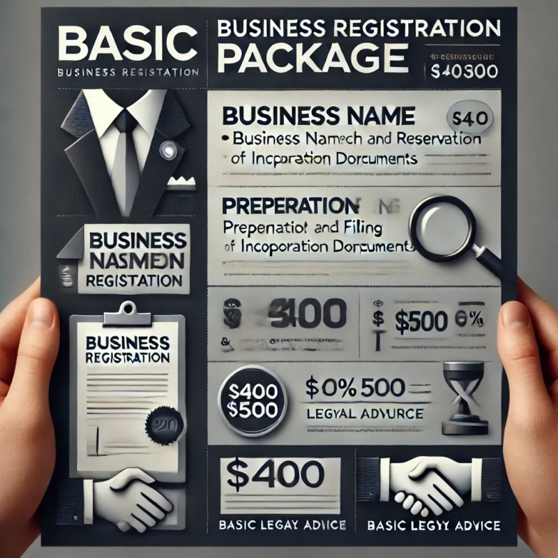 Basic Business Registration Plan Package Image
