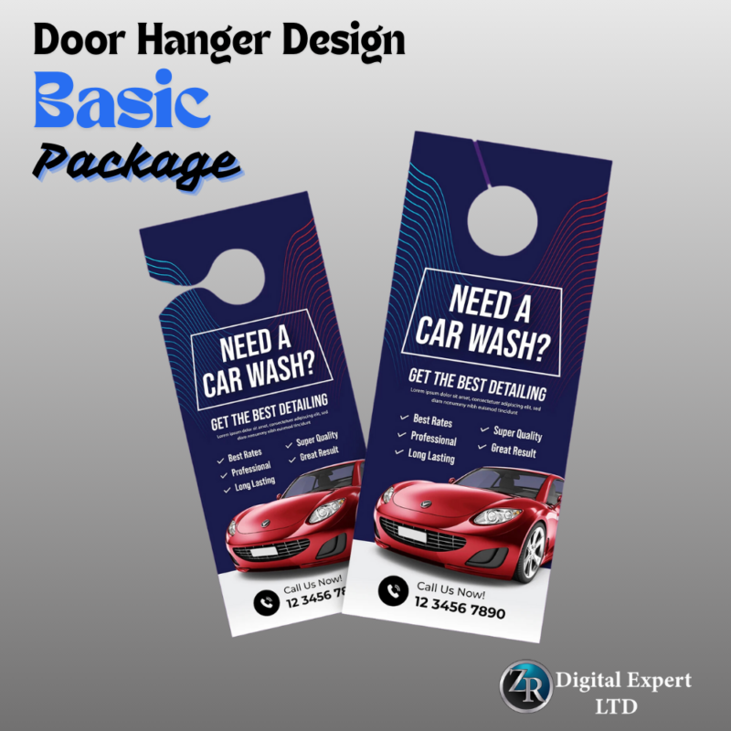Basic Door Hanger Design Package ...