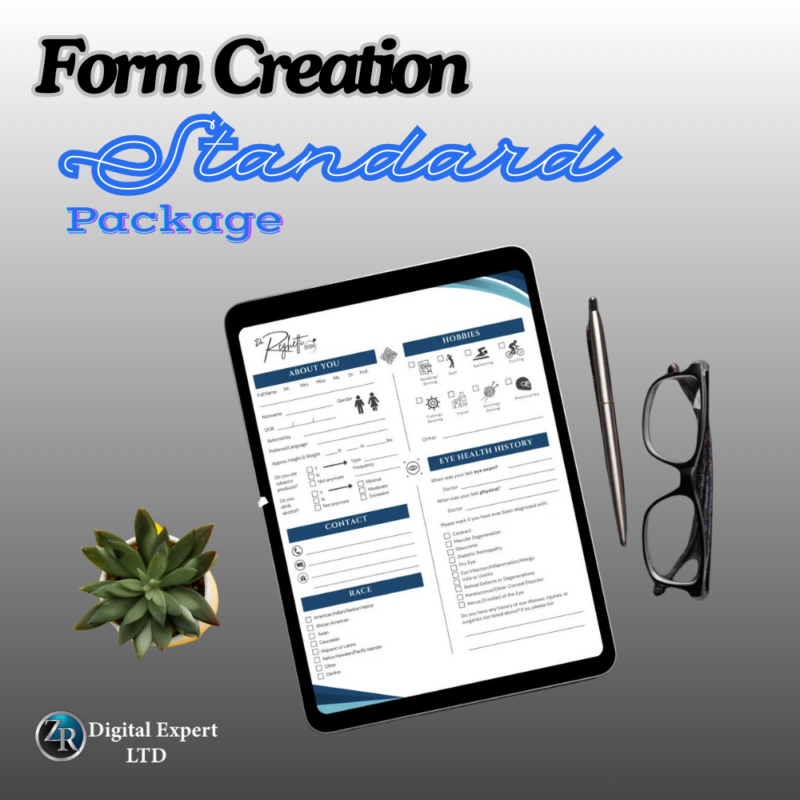 2- Standard Form Package Standard Form Creation Package ...