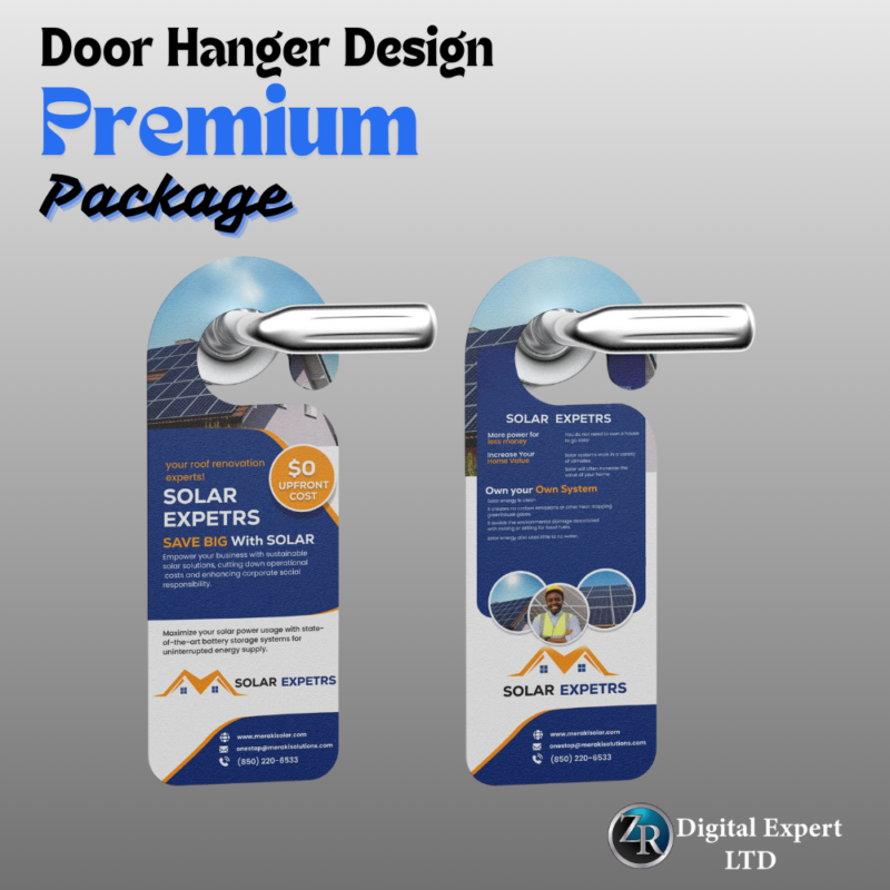 Premium Door Hanger Design Package Full