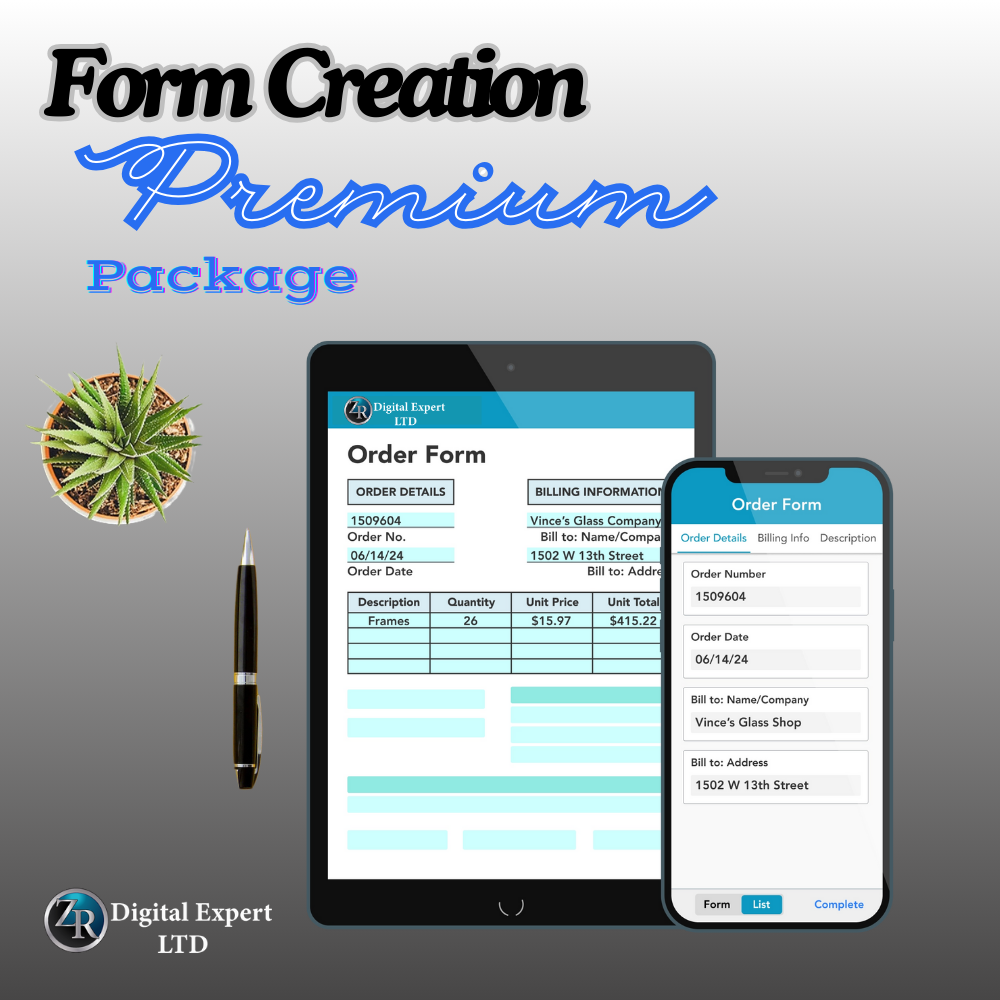 3- Premium Form Package Premium Form Creation Package ...