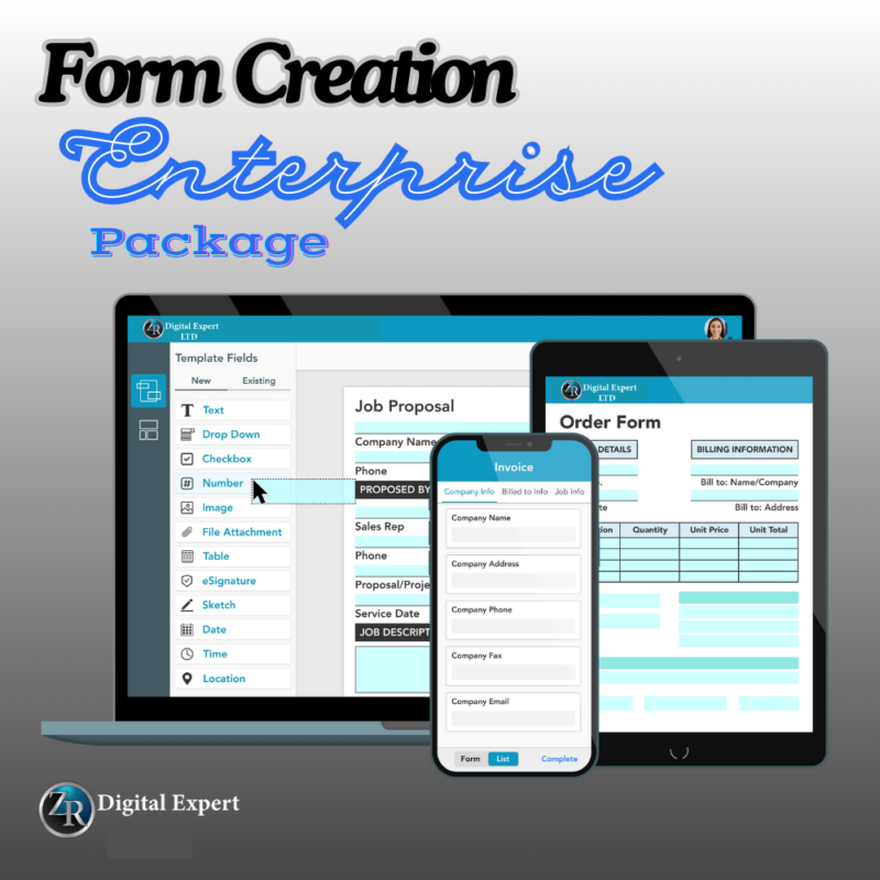 Enterprise Form Creation Package Deposit
