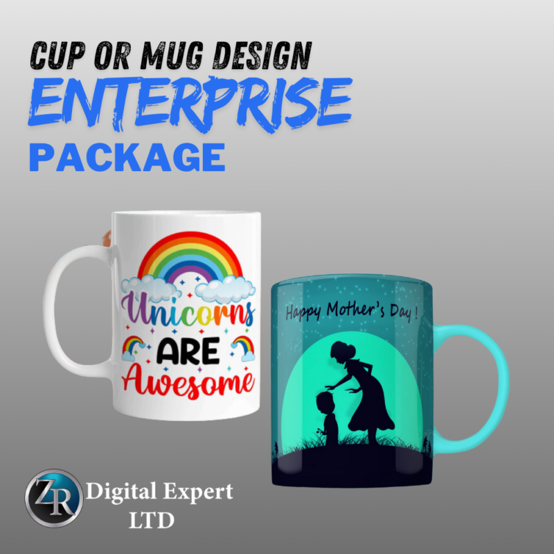 Enterprise Cup Or Mug Design Package ...