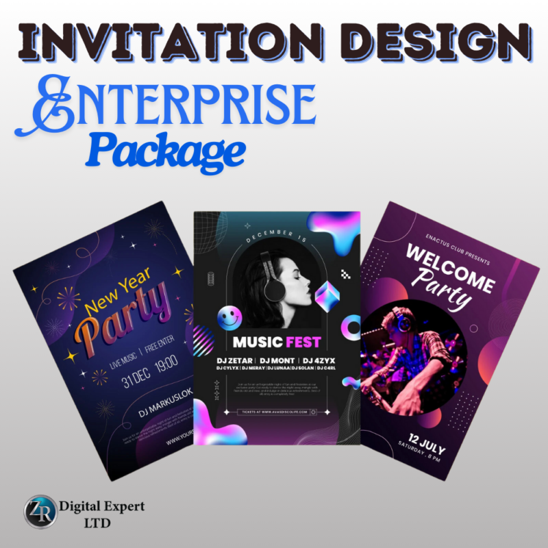 Enterprise Invitation Design Package ...