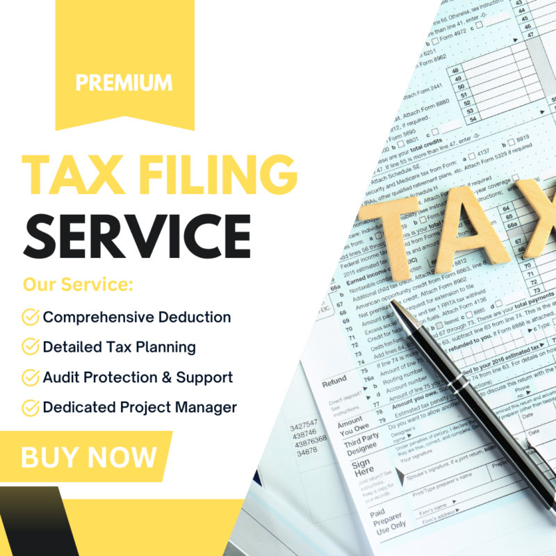 US Premium Taxes Filing Full Package