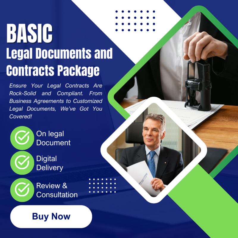 Basic Legal Documents and Contracts Package
