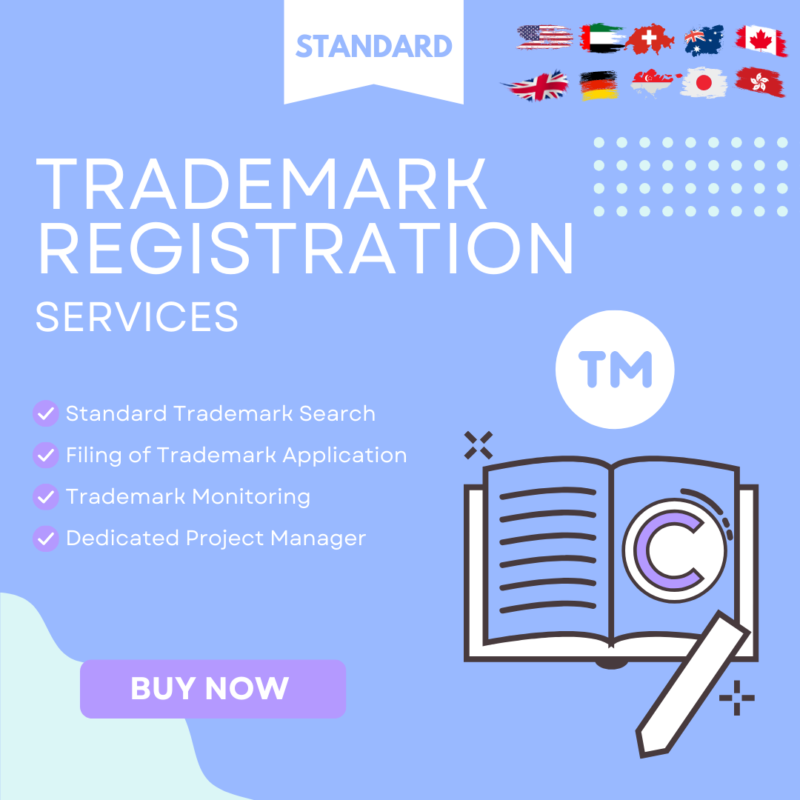 UK Standard Trademark Registration  Package