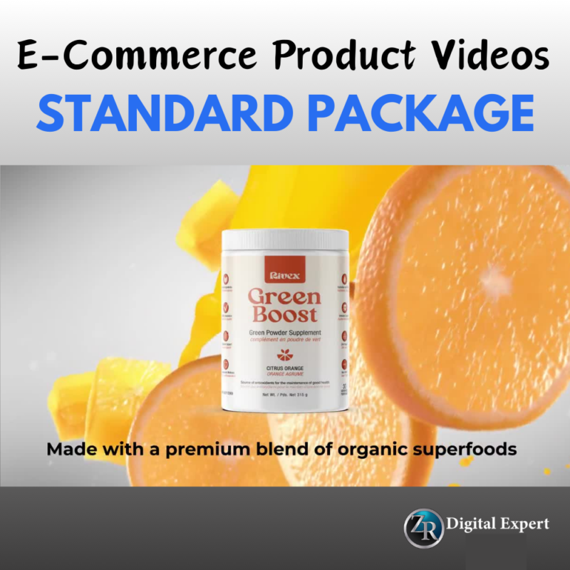 2 Standard E-Commerce Product Video Package Deposit