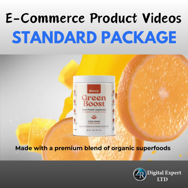 2- Standard E-Commerce Product Videos Standard E-Commerce Product Video Package ...