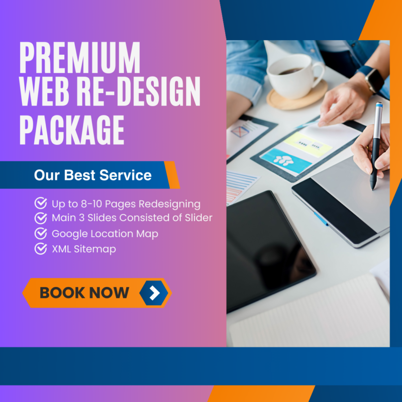 4 Premium Web Re-Design Deposit