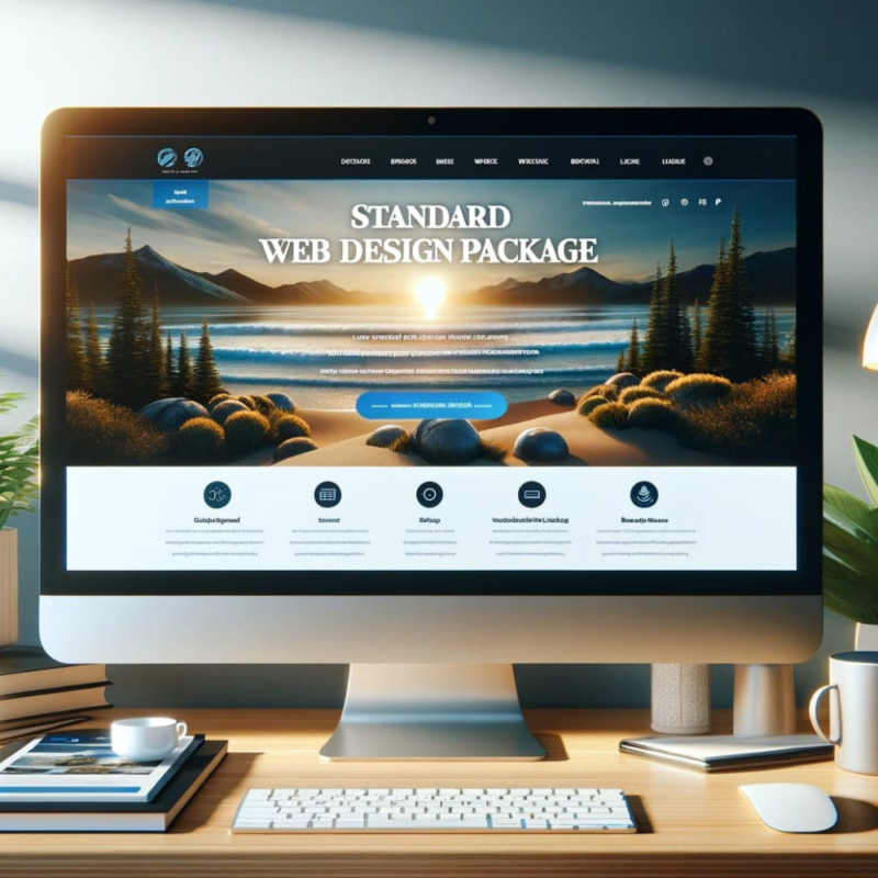 Standard Web design Package - deposit