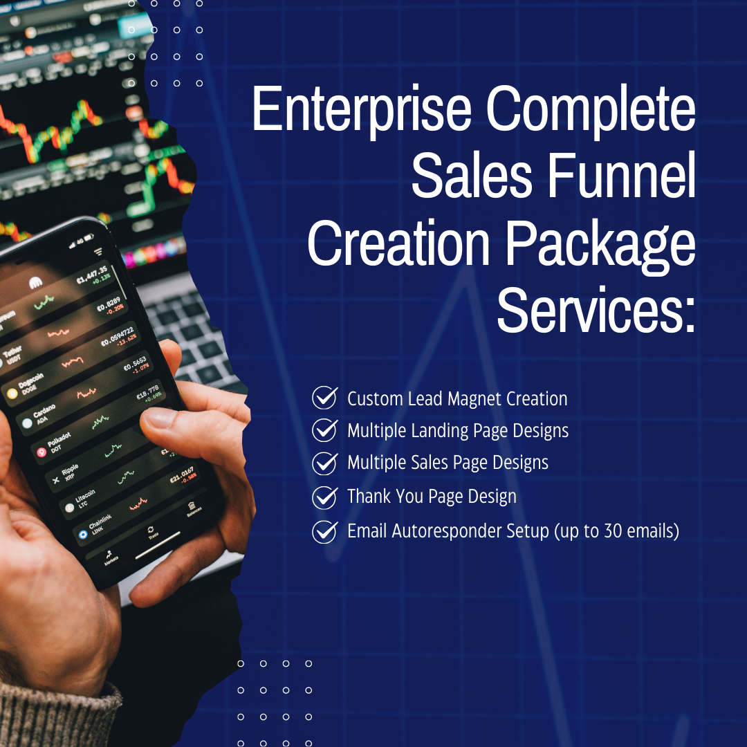 19 Enterprise Complete Sales Funnel Creation Package Deposit